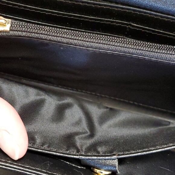 Stealth Mode black and tanish brown leather wallet - Picture 9 of 12